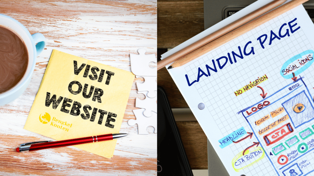 Perbedaan Antara Landing Page dan Website